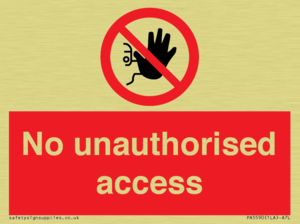 No unauthorised access